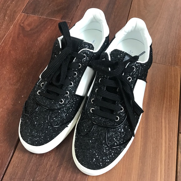 valentino glitter sneakers